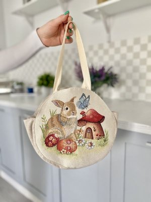 Декоративна сумка на ліпучці ROUND1016SM-25D
