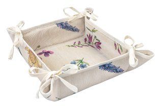 Tapestry bread basket EDEN ANASTASIA, 20x20x8, Square, Everyday, Without lurex, 60% polyester, 24% cotton, 16% acrylic, Tapestry
