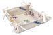 Tapestry bread basket EDEN ANASTASIA, 20х20х8, 20, 20, 8, Square, Flower, Without lurex, 60% polyester, 24% cotton, 16% acrylic, Tapestry