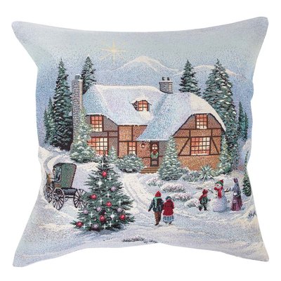 Single-sided tapestry cushion cover KISS723B