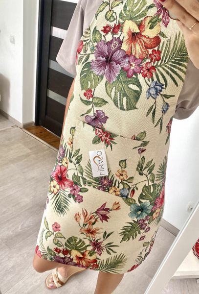 Tapestry kitchen apron MARTE048-FR, 60х85, 85, 60, Everyday, Without lurex, 75% polyester, 22% cotton, 3% acrylic, Tapestry