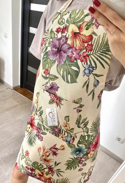 Tapestry kitchen apron MARTE048-FR, 60х85, 85, 60, Everyday, Without lurex, 75% polyester, 22% cotton, 3% acrylic, Tapestry