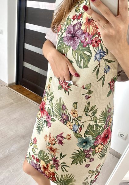 Tapestry kitchen apron MARTE048-FR, 60х85, 85, 60, Everyday, Without lurex, 75% polyester, 22% cotton, 3% acrylic, Tapestry