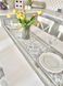 Jacquard table runner JARA 6, 40x160, Rectangular, Classic, Without lurex, 50% polyester, 30% acrylic, 20% cotton, Jacquard
