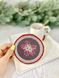 Tapestry placemat with lace ROUND010M-10D Bells & Garlands