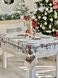 Tapestry tablecloth HOME, 137х137, Square, New Year's, With microfibre + silver lurex, 40% polyester, 60% cotton