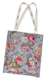Tapestry shopping bag EDEN1175GR-SM, 35x40, Rectangular, Everyday, Without lurex, 75% polyester, 22% cotton, 3% acrylic, Tapestry