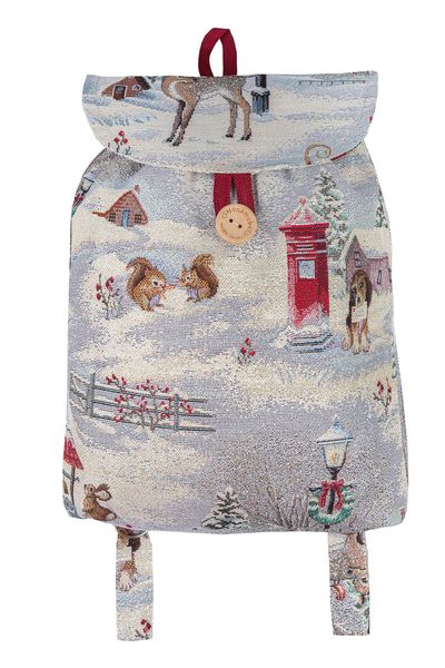 Рюкзачок дитячий гобеленовий EDEN972-RD "Різдвяна хуртовина"