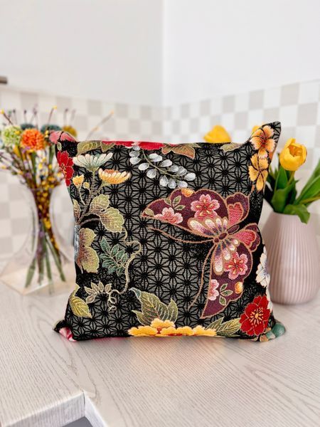 Single-sided tapestry cushion cover JAPAN003-NV1