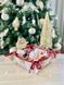 Gobelinowy koszyk na chleb EDEN970, 20х20х8, 20, 20, 8, Kwadrat, Nowy Rok, Złoty lureks, 70% poliester, 23% bawełna, 3% akryl, 4% wł&oacute;kno metalowe, Gobelin