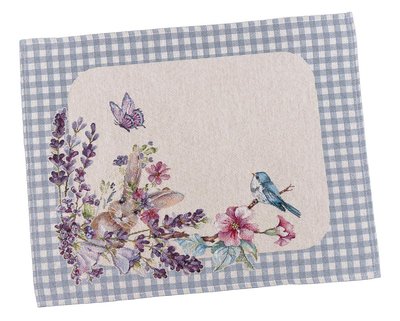 Tapestry placemat RUNNER1248GR, 37x49, Rectangular, Easter, Without lurex, 75% polyester, 22% cotton, 3% acrylic