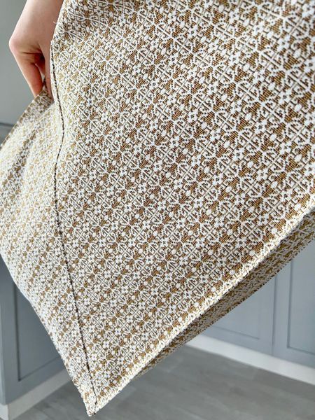 Tapestry shopping bag BENASK-SM40, 38х40, 40, 38, Rectangular, New Year's, Without lurex, with microfibre, 75% polyester, 22% cotton, 3% acrylic, Tapestry
