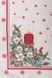 Tapestry tablecloth RUNNER242 "Christmas Candle", 137х137, Square, New Year's, Silver lurex, 75% polyester, 22% cotton, 3% acrylic