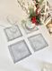 Double-sided napkin with Teflon coating FST80-RUNNER008, 17x18, Square, New Year's, With Teflon coating and silver lurex, 94% polyester, 6% lurex, Double-sided