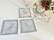 Double-sided napkin with Teflon coating FST80-RUNNER008, 17x18, Square, New Year's, With Teflon coating and silver lurex, 94% polyester, 6% lurex, Double-sided
