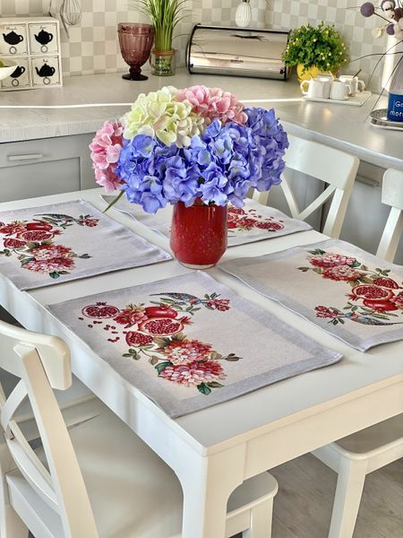 Tapestry placemat RUNNER1288, 37х49, 49, 37, Rectangular, Everyday, Without lurex, 75% polyester, 22% cotton, 3% acrylic, Tapestry