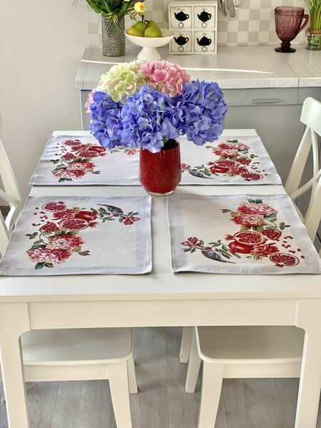 Tapestry placemat RUNNER1288, 37х49, 49, 37, Rectangular, Everyday, Without lurex, 75% polyester, 22% cotton, 3% acrylic, Tapestry