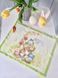Linen placemat with printed pattern SRLP02-49, 37x49, Rectangular, Easter, 100% linen