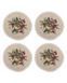 Set of tapestry napkins with lace ROUND1309FMM-SET4-25D Forest Harmony, &Oslash;25, 25, 25, Round, New Year's, Golden lurex, 70% polyester, 23% cotton, 3% acrylic, 4% metal fibre, Tapestry, 4 pcs.