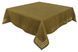 Lniany obrus SKLB32, 140x140, Kwadrat, Monochromatyczny, Haft, 100% len