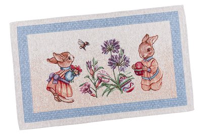 Tapestry placemat EASTER BEE-33, 33x53, Rectangular, Easter, Without lurex, 75% polyester, 22% cotton, 3% acrylic