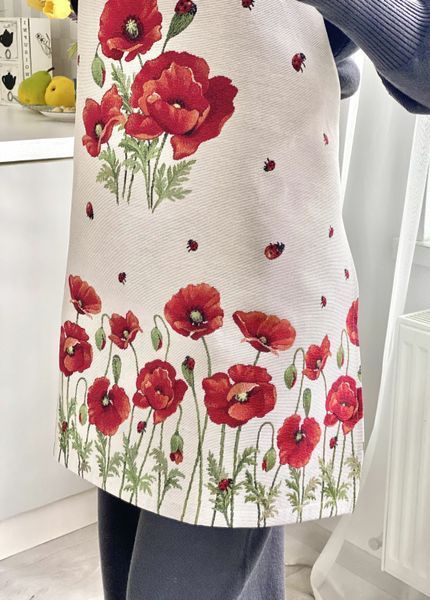Tapestry kitchen apron RUNNER759, 65х75, 75, 65, Everyday, Without lurex, 75% polyester, 22% cotton, 3% acrylic, Tapestry