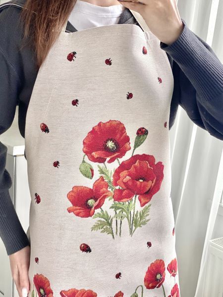Tapestry kitchen apron RUNNER759, 65х75, 75, 65, Everyday, Without lurex, 75% polyester, 22% cotton, 3% acrylic, Tapestry