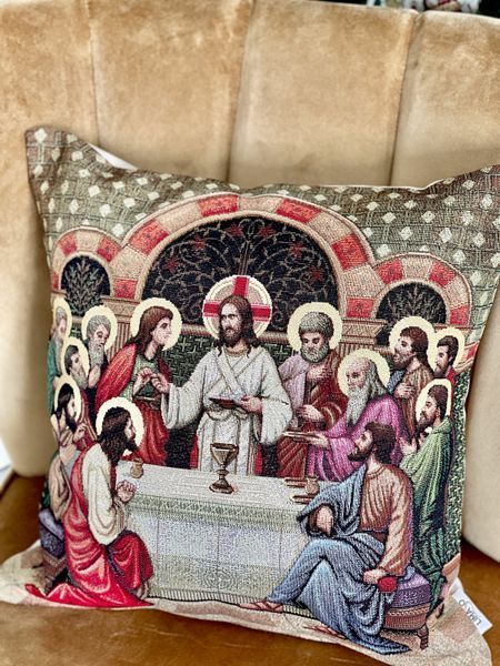Single-sided tapestry cushion cover KISS6020