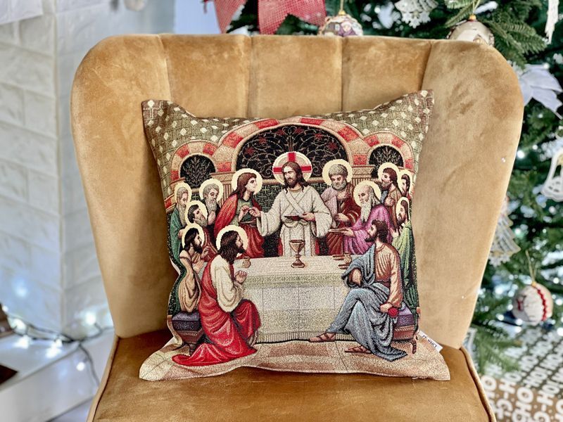 Single-sided tapestry cushion cover KISS6020