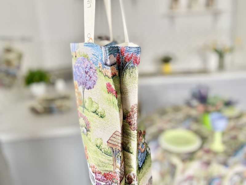 Tapestry shopping bag EDEN1185-SM, 40, 35, Rectangular, Everyday, Without lurex, 75% polyester, 22% cotton, 3% acrylic, Tapestry