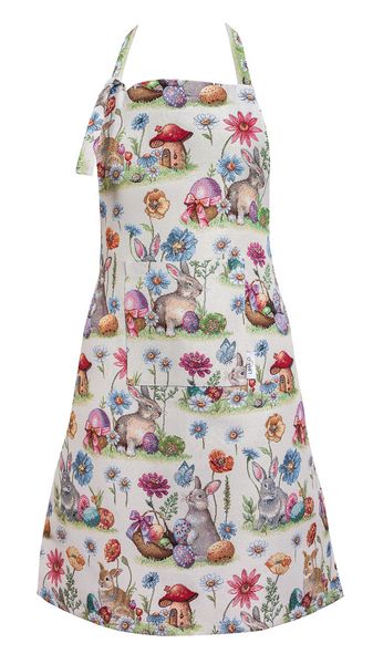 Tapestry kitchen apron EDEN1017, 60x85, Easter, Without lurex, 75% polyester, 22% cotton, 3% acrylic
