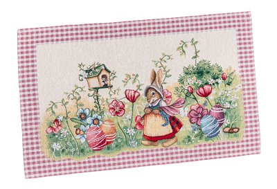 Tapestry placemat MAGIC EASTER, 33x53, Rectangular, Easter, Without lurex, 75% polyester, 22% cotton, 3% acrylic