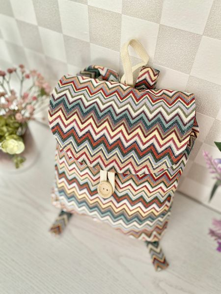 Tapestry backpack for kids GEO040, 25х37х6, 37, 25, 6, Everyday, Without lurex, 75% polyester, 22% cotton, 3% acrylic, Tapestry
