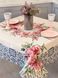 Tapestry tablecloth LIRIOS, 137х137, Square, Everyday, Without lurex, 40% поліестер, 60% бавовна