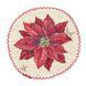 Tapestry placemat with lace RUNNER1375AZ-FN-10D, &Oslash;10, 10, 10, Round, New Year's, Golden lurex, 70% polyester, 23% cotton, 3% acrylic, 4% metal fibre, Tapestry