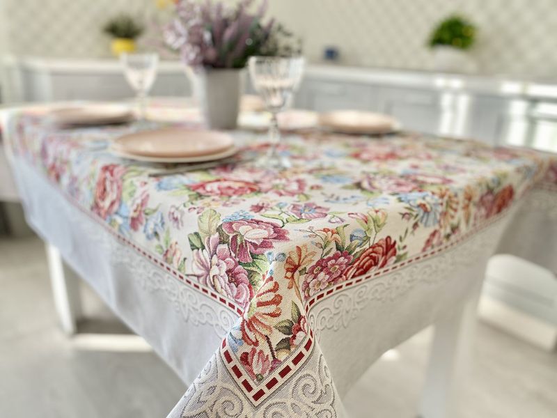 Tapestry tablecloth RUNNER1186, 137х280, Rectangular, Everyday, Without lurex, 75% поліестер, 22% бавовна, 3% акрил