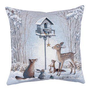 Single-sided tapestry cushion cover MICRO KISS854