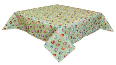 Tapestry tablecloth EDEN865, 97х100, Square, Easter, Without lurex, 75% polyester, 22% cotton, 3% acrylic