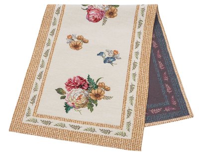 Tapestry table runner RUNNER70, 37х100, Rectangular, Casual, Without lurex, 75% polyester, 22% cotton, 3% acrylic