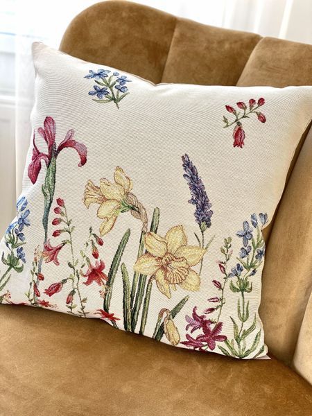 Single-sided tapestry cushion cover ANASTASIA-NV