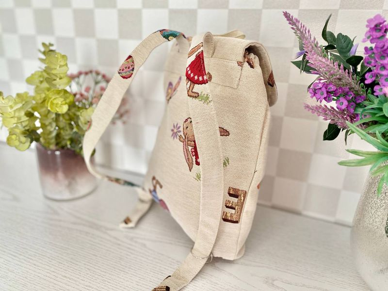 Tapestry backpack for kids RD0067, 25x37x6, Easter, Without lurex, 75% polyester, 22% cotton, 3% acrylic