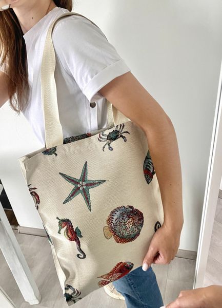 Torba na zakupy z gobelinu EDEN149-SM, 35x40, Prostokątny, Zwykły, Bez lureksu, 75% poliester, 22% bawełna, 3% akryl, Gobelin