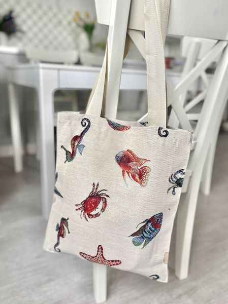 Torba na zakupy z gobelinu EDEN149-SM, 35x40, Prostokątny, Zwykły, Bez lureksu, 75% poliester, 22% bawełna, 3% akryl, Gobelin