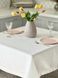 Tablecloth with water-repellent coating ABIR BLANKO, 150x150, Square, Geometry, With water-repellent coating, 70% polyester, 30% cotton, Water repellent