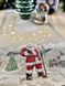Tapestry table runner RUNNER974W Star light, 37х100, 100, 37, Rectangular, New Year's, Without lurex, 75% polyester, 22% cotton, 3% acrylic, Tapestry
