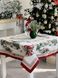 Tapestry tablecloth FROSTY, 137х137, Square, New Year's, Silver lurex, 60% polyester, 40% cotton