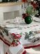 Tapestry tablecloth FROSTY, 137х137, Square, New Year's, Silver lurex, 60% polyester, 40% cotton