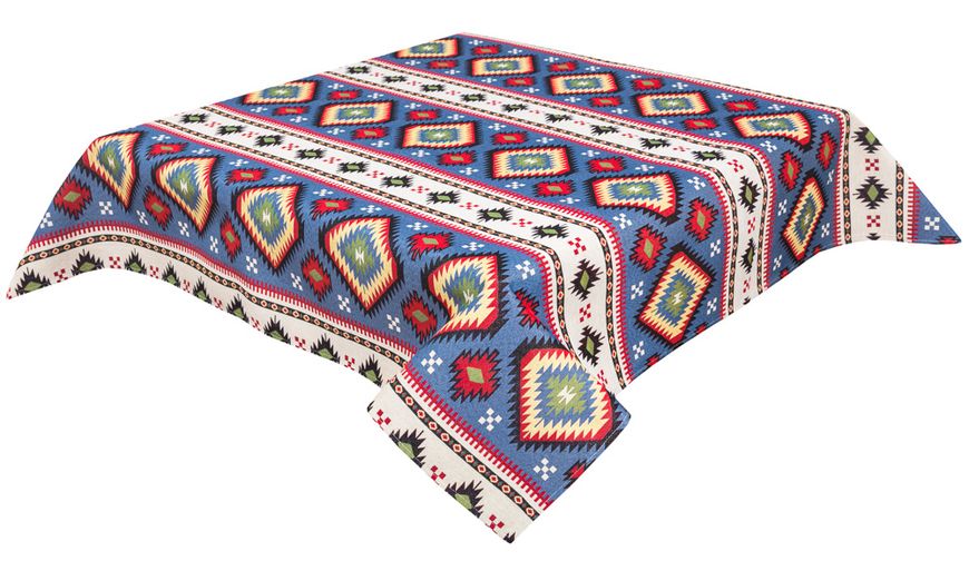 Tapestry tablecloth JAIMA031, 113x137, Rectangular, Everyday, Without lurex, 75% polyester, 22% cotton, 3% acrylic