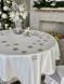 Tablecloth made of mesh SKVN014, 135x135, Square, New Year's, Embroidery, 100% polyester
