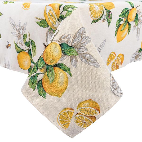 Tapestry tablecloth LIMA042, 137х280, Rectangular, Everyday, Without lurex, 75% polyester, 22% cotton, 3% acrylic